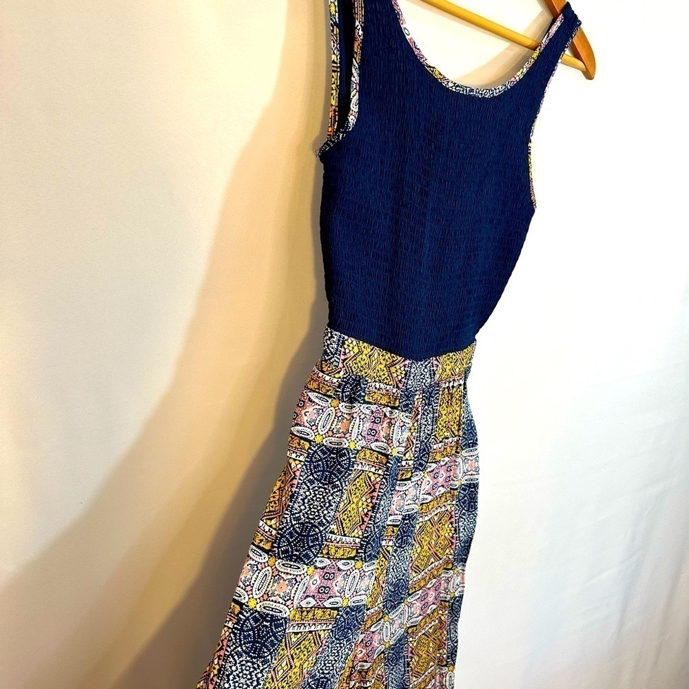 Xhilaration Womens Jumpsuit Romper Sleeveless Backless Tie Elastic Top Sz XS/TP